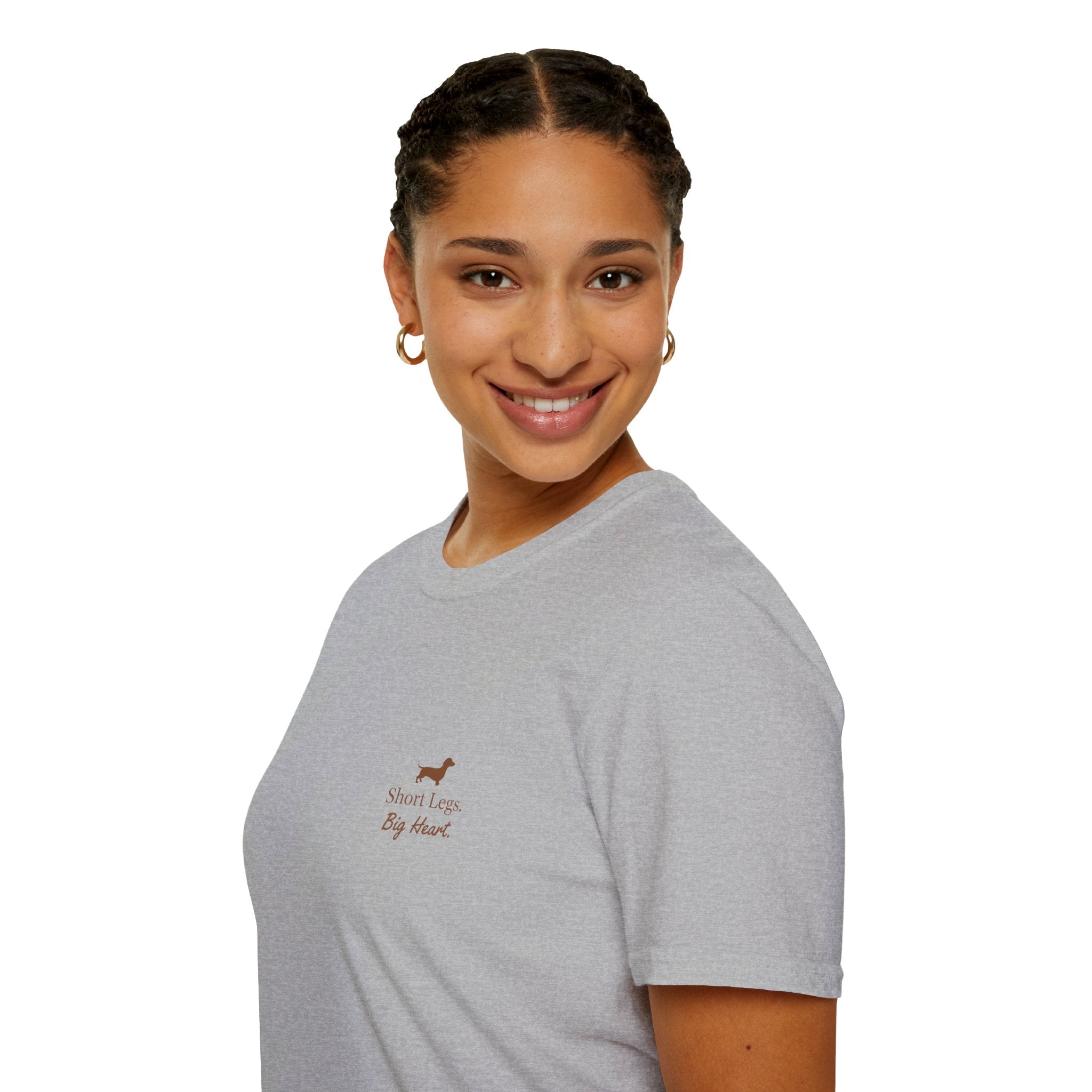 Dachshund “Short Legs, Big Heart” T‑Shirt