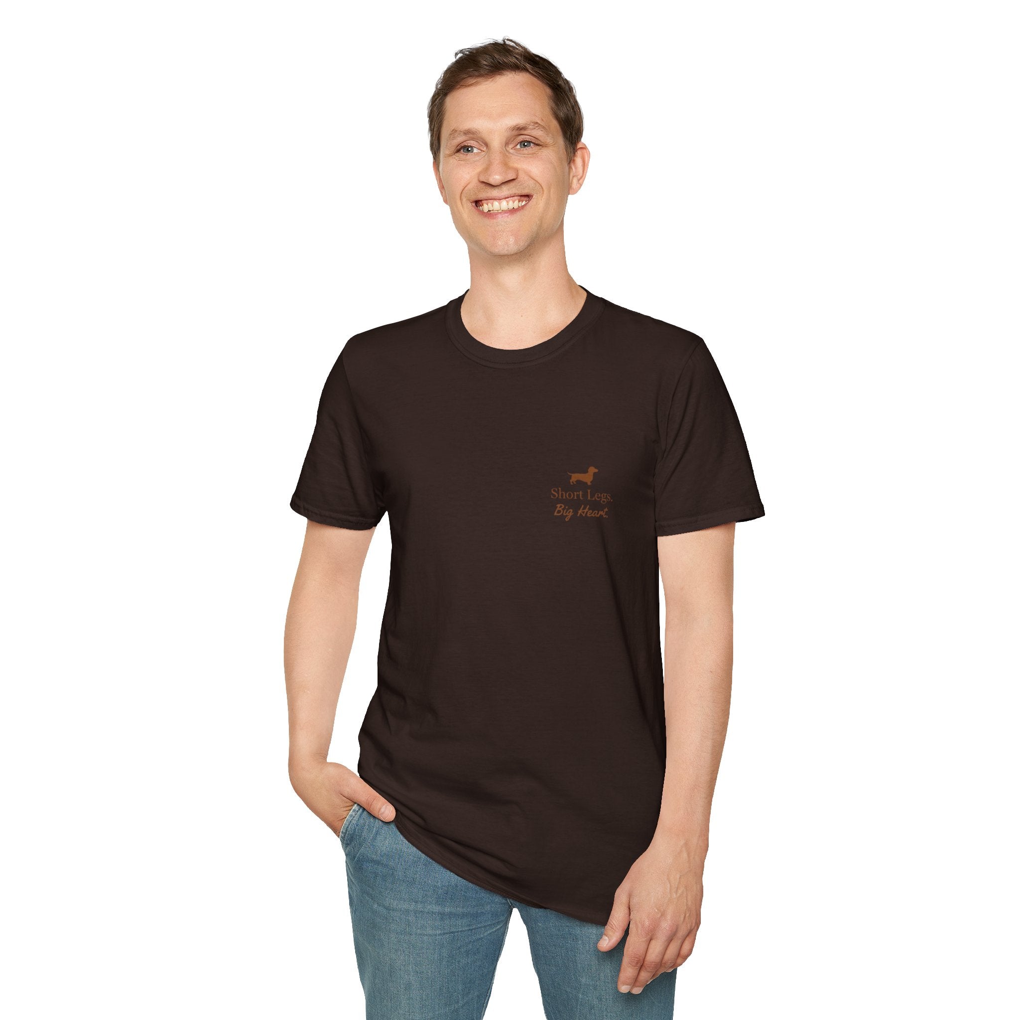 Dachshund “Short Legs, Big Heart” T‑Shirt