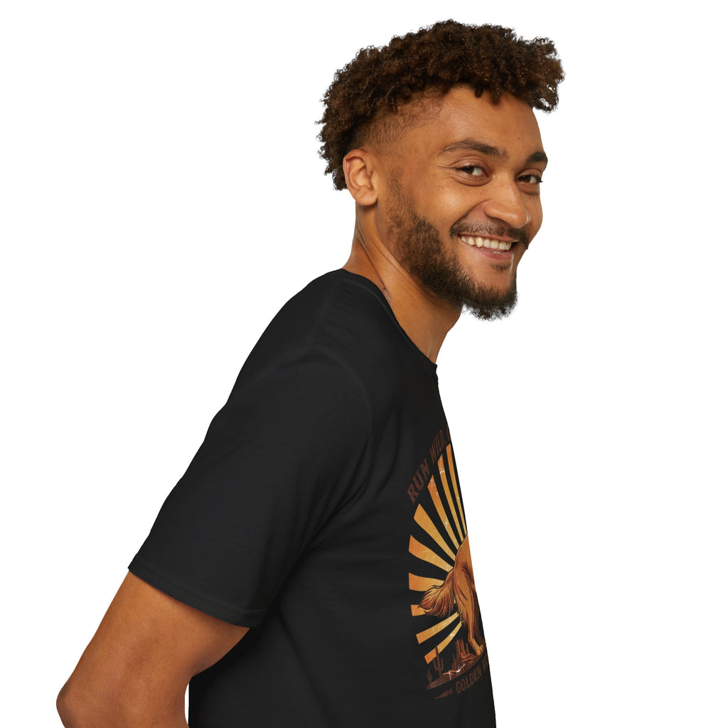 Run Wild Golden Heart T-Shirt — Golden Retriever Graphic Tee